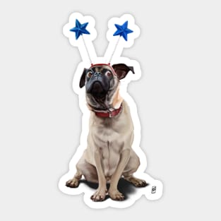 A Pugs Life Sticker